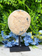 Agaat geode op standaard (452 gr/14 cm)