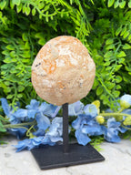 Agate geode on a stand (266 gr/14 cm)