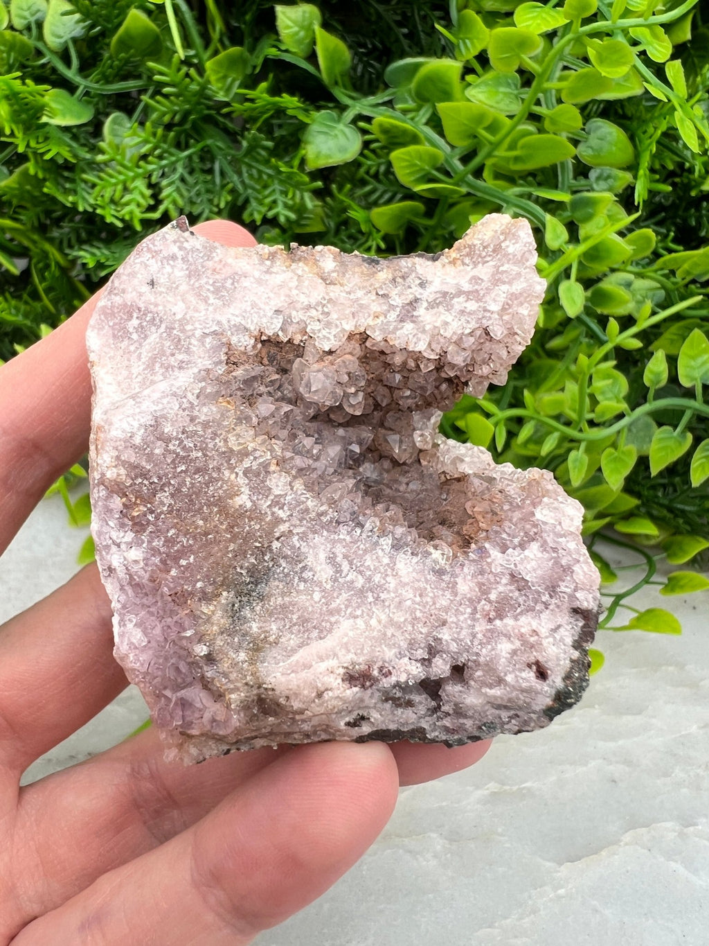 Roze Amethist cluster ruw by KEY LIME STORE
