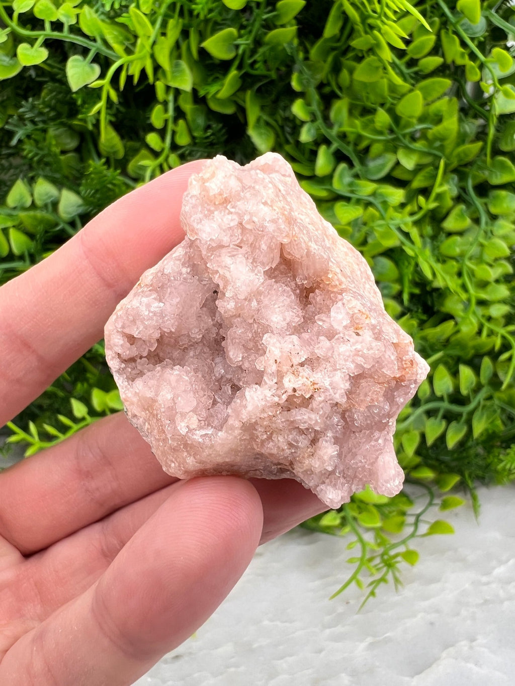 Roze Amethist cluster ruw by KEY LIME STORE