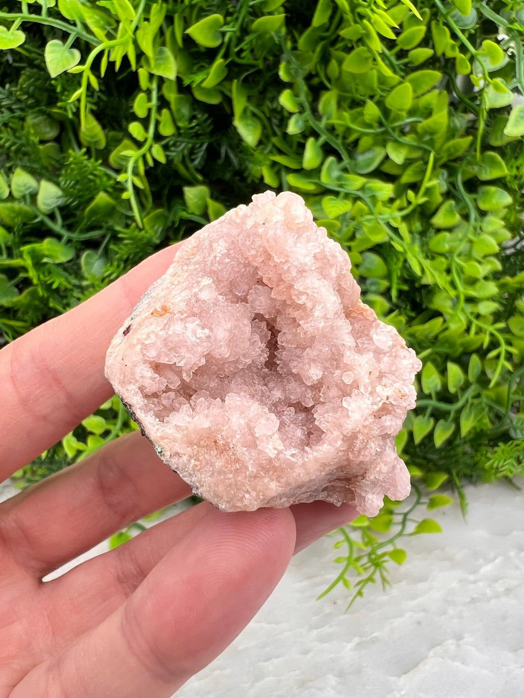 Roze Amethist cluster ruw by KEY LIME STORE