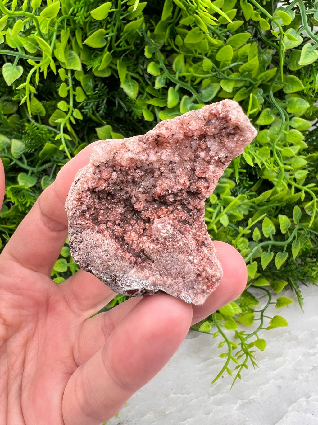 Roze Amethist cluster ruw by KEY LIME STORE
