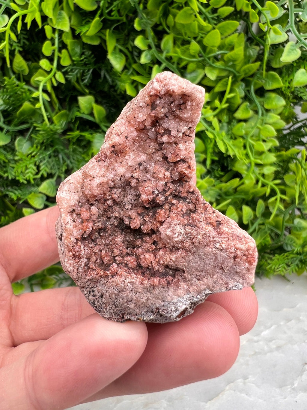 Roze Amethist cluster ruw by KEY LIME STORE