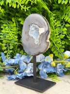 Agaat geode op standaard (326 gr/15 cm)