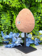 Agate geode on a stand (422 gr/14 cm)