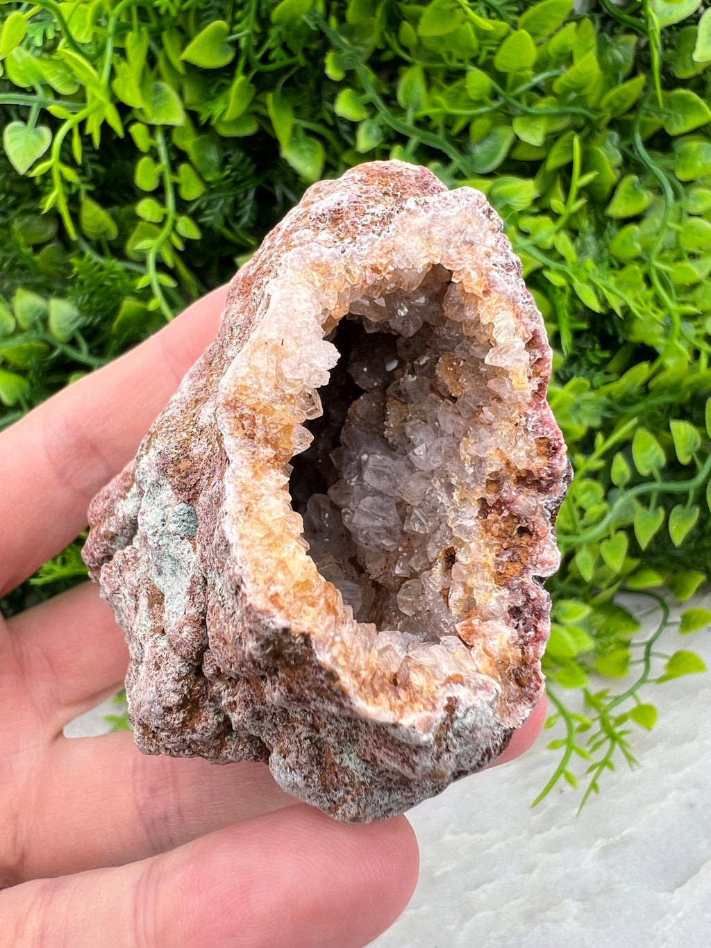 Roze Amethist cluster ruw by KEY LIME STORE