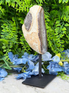 Agaat geode op standaard (382 gr/16 cm)
