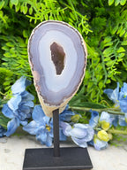 Agaat geode op standaard (394 gr/15 cm)