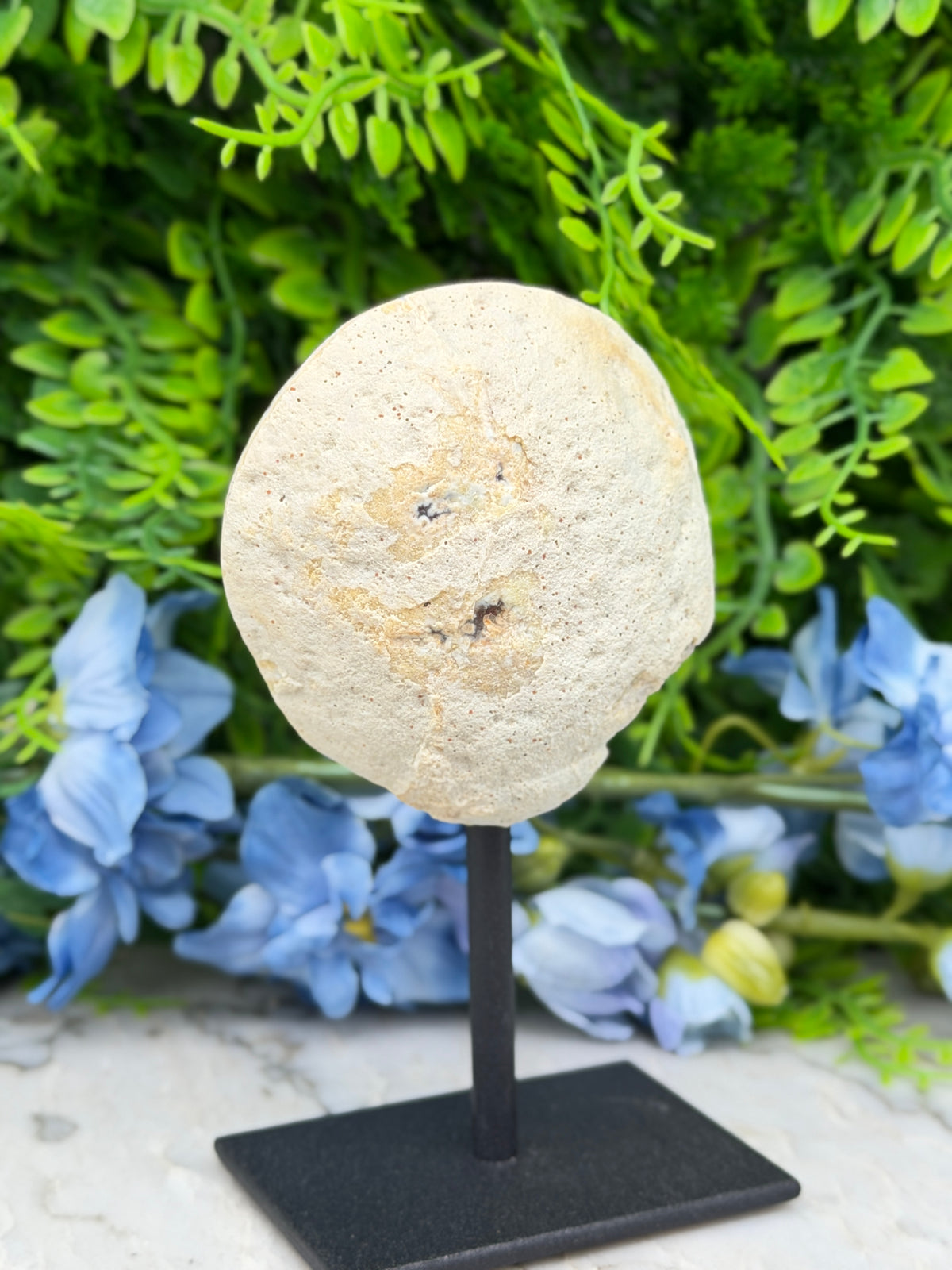 Agaat geode op standaard (328 gr/13 cm)