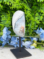 Agaat geode op standaard (374 gr/14 cm)