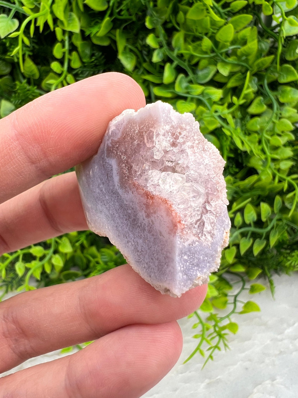 Roze Amethist gepolijste zijde by KEY LIME STORE