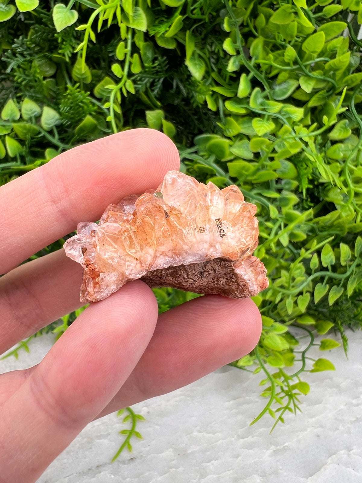 Roze Amethist cluster by KEY LIME STORE