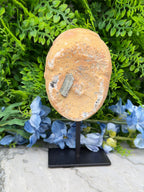 Halve Agaat op standaard (764 gr/17 cm)
