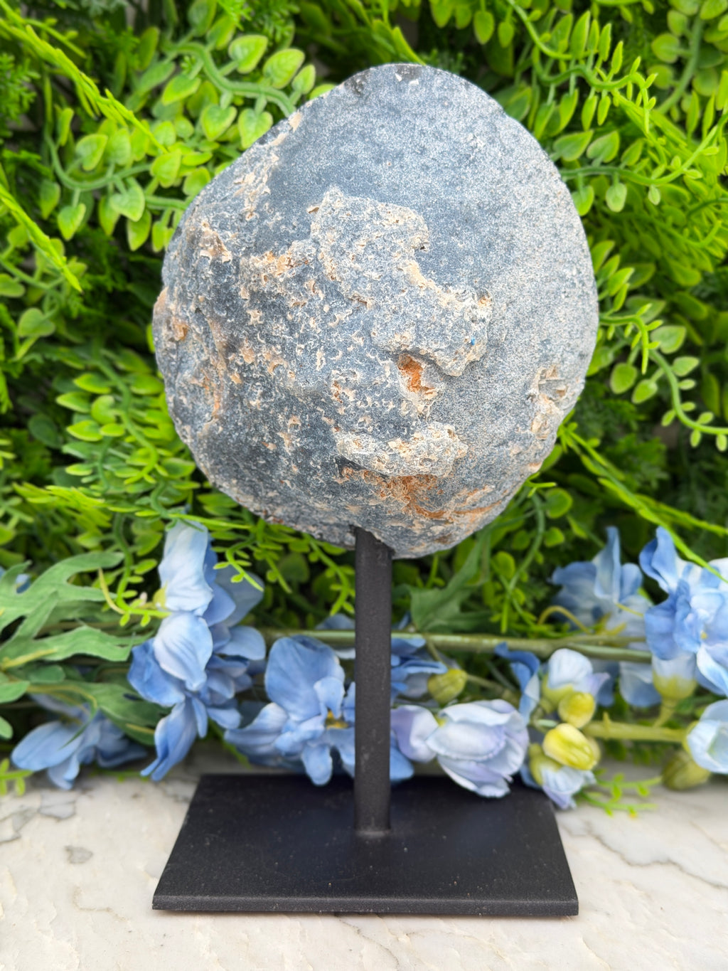 Halve Agaat op standaard (1034 gr/20 cm)