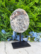Halve Agaat op standaard (1522 gr/21 cm)