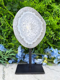 Halve Agaat op standaard (1190 gr/22 cm)