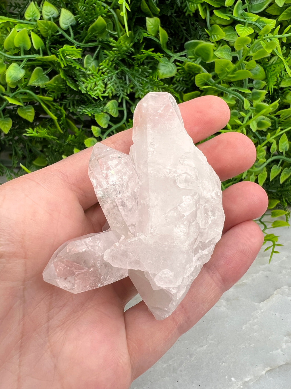 Bergkristal cluster