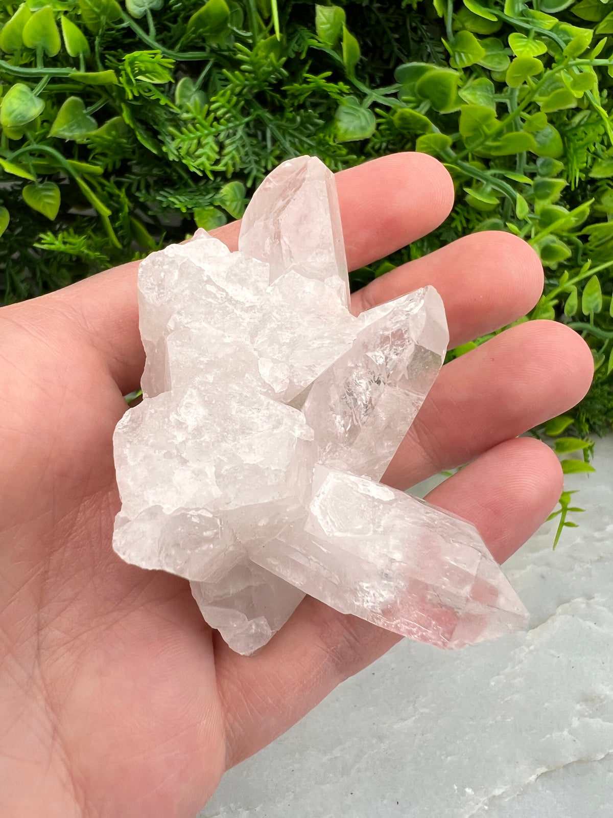 Bergkristal cluster