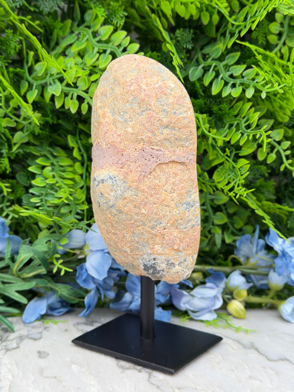 Halve Agaat op standaard (796 gr/18 cm)