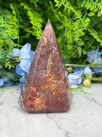 Sageniet Agaat diamand vorm (430 gr/12 cm)