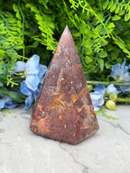 Sageniet Agaat diamand vorm (430 gr/12 cm)