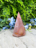 Sageniet Agaat diamand vorm (402 gr/11 cm)