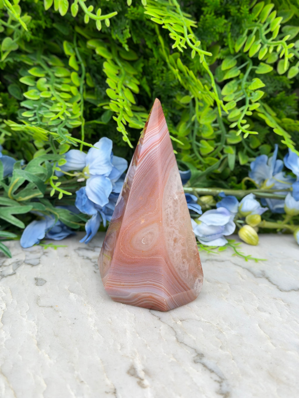 Sageniet Agaat diamand vorm (402 gr/11 cm)