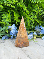 Sageniet Agaat diamand vorm (288 gr/12 cm)