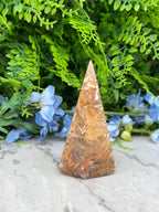 Sageniet Agaat diamand vorm (288 gr/12 cm)