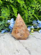 Sageniet Agaat diamand vorm (476 gr/11 cm)