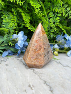Sageniet Agaat diamand vorm (476 gr/11 cm)