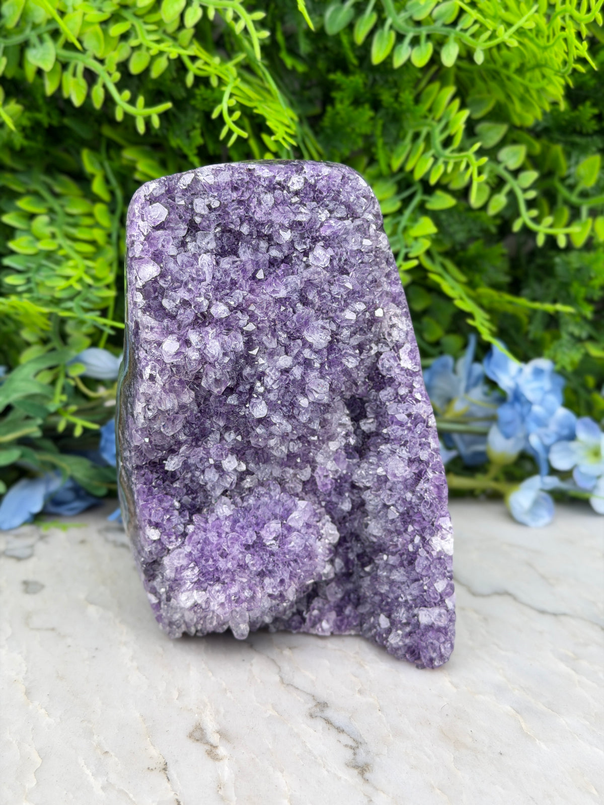 Amethist (Uruguay) cluster cut base (1172 gr/15 cm)