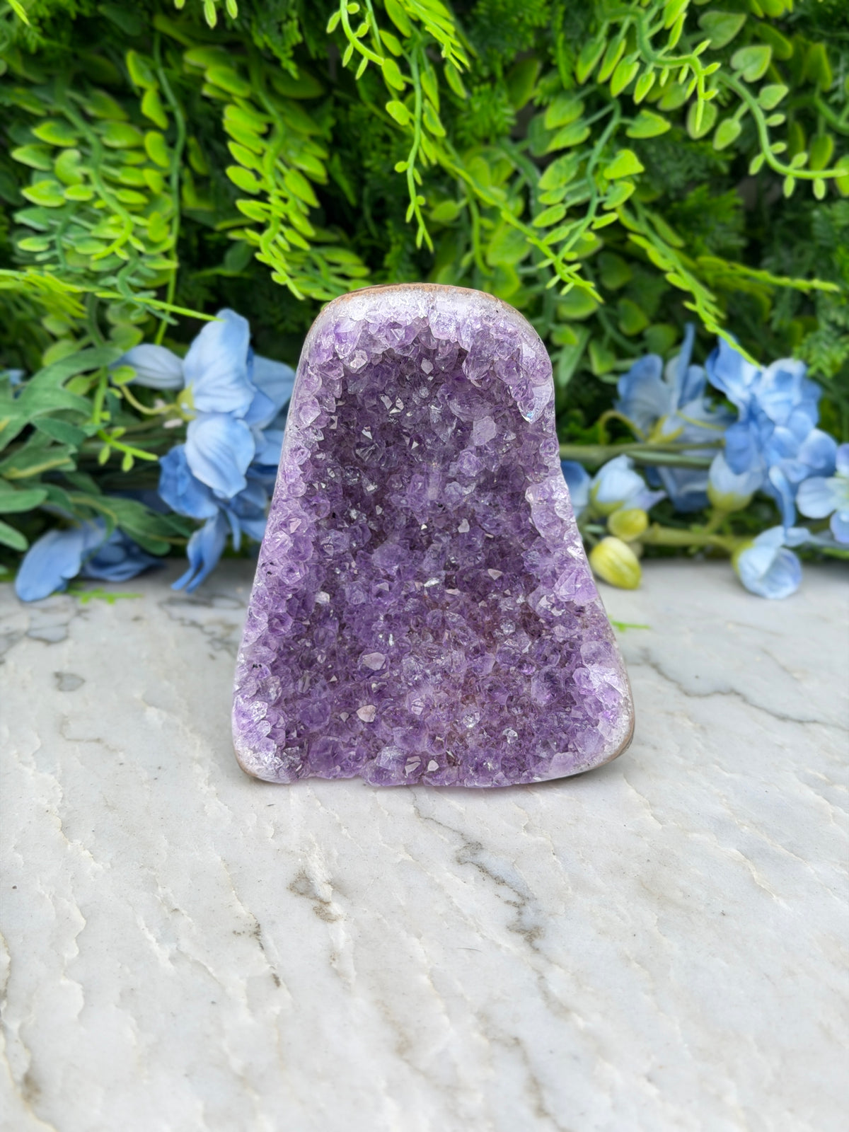 Amethist (Uruguay) cluster cut base (516 gr/10 cm)