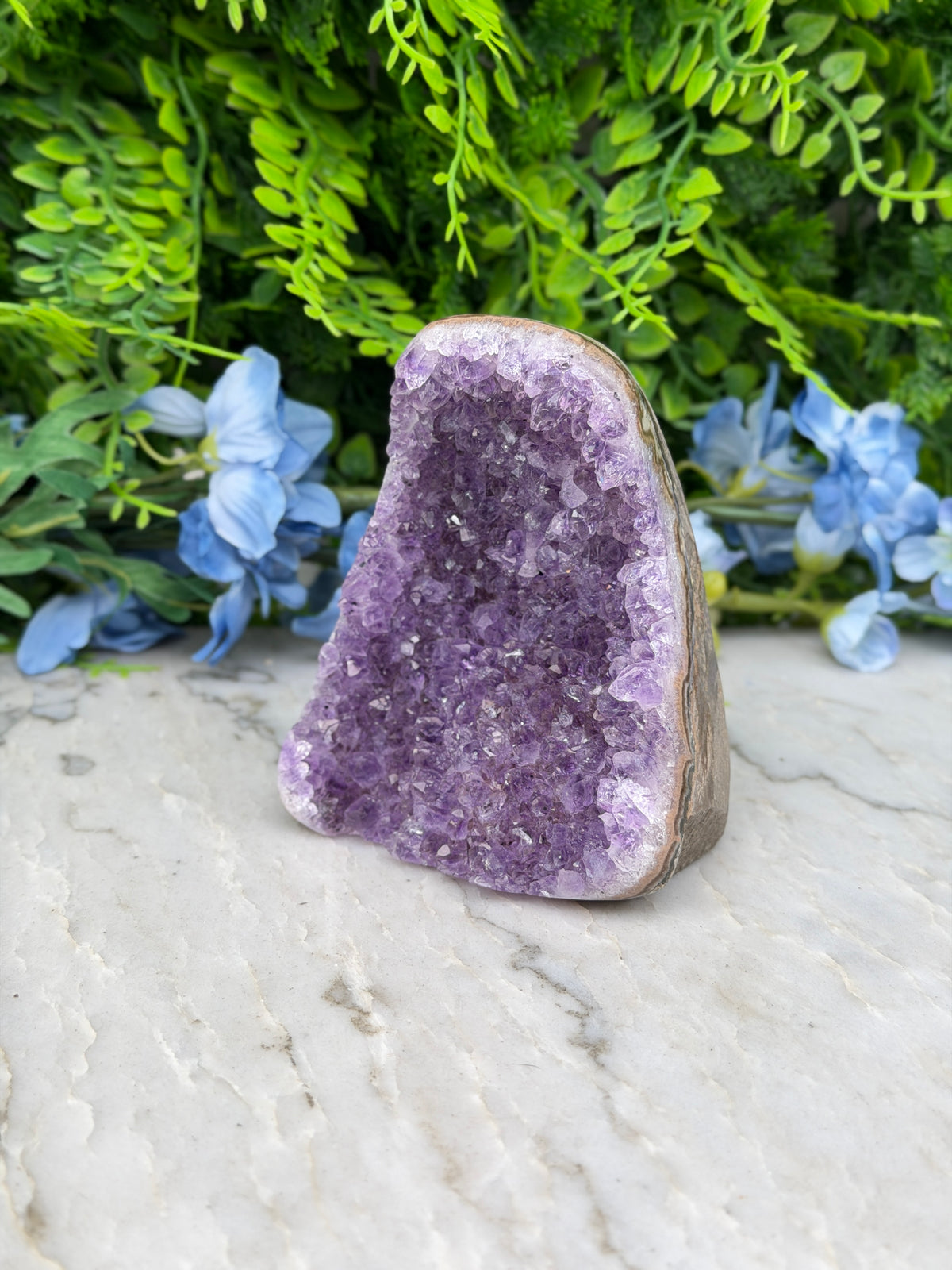Amethist (Uruguay) cluster cut base (516 gr/10 cm)