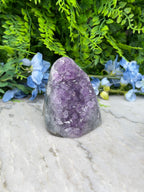 Amethist (Uruguay) cluster cut base (504 gr/9 cm)