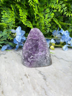 Amethist (Uruguay) cluster cut base (504 gr/9 cm)