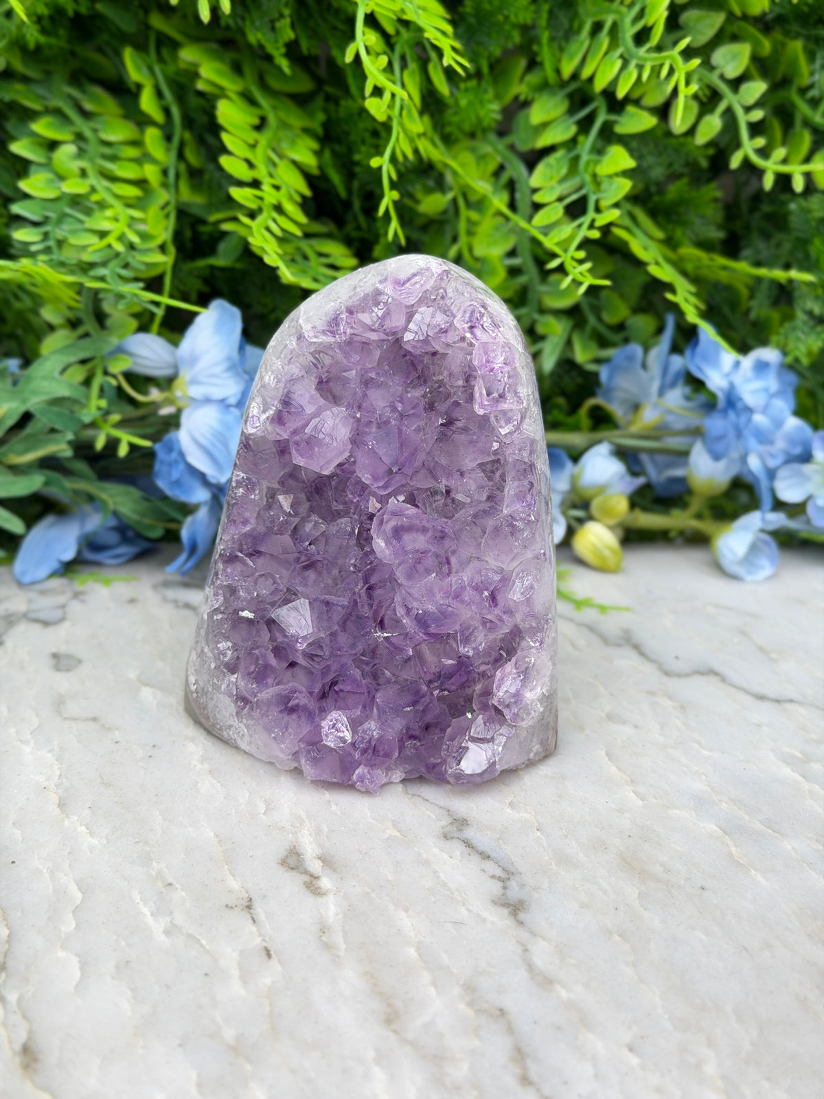 Amethist (Uruguay) cluster cut base (678 gr/10 cm)