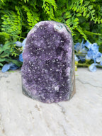 Amethist (Uruguay) cluster cut base (1092 gr/12 cm)