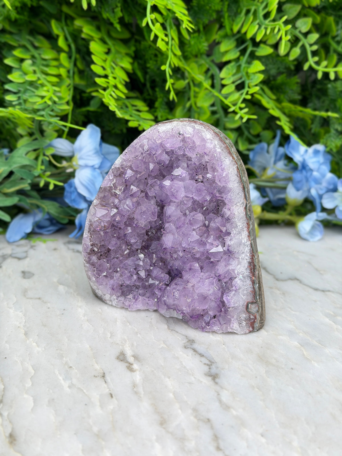Amethyst (Uruguay) cluster-cut base (742 gr/10 cm)