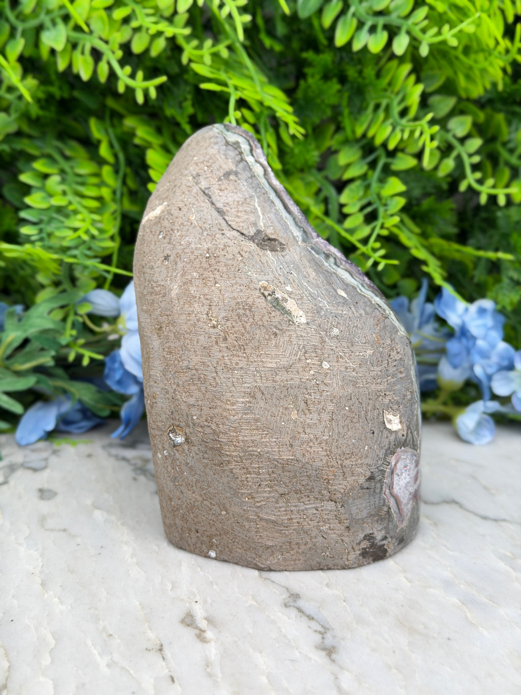 Amethist (Uruguay) cluster cut base (1262 gr/14 cm)