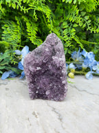 Amethist (Uruguay) cluster cut base (684 gr/11 cm)