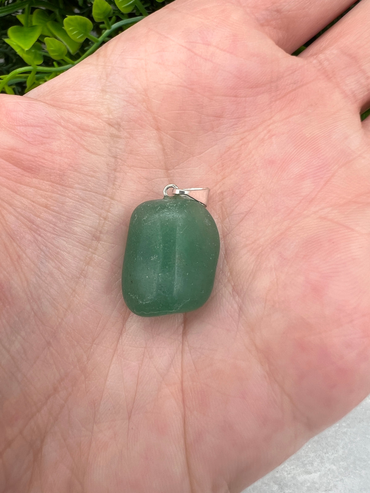 Groene Aventurijn hanger