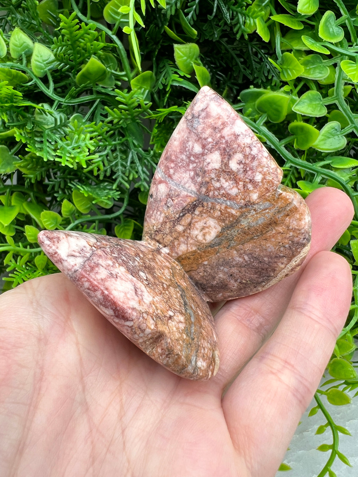 Roze Jaspis 3D-vlinder