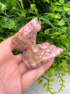 Roze Jaspis 3D-vlinder