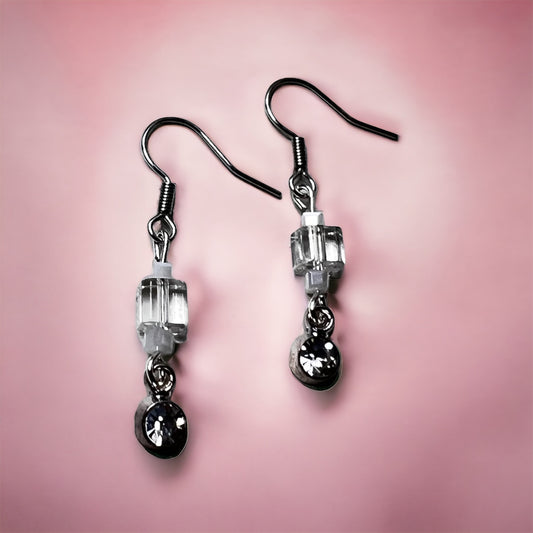 Silver earrings