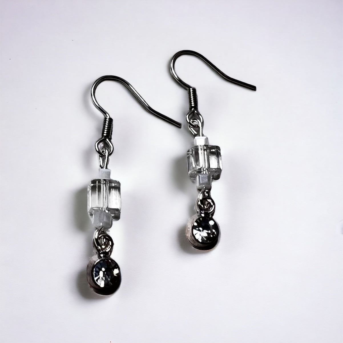 Silver earrings