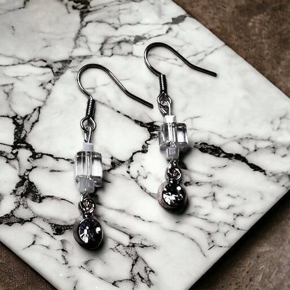 Silver earrings