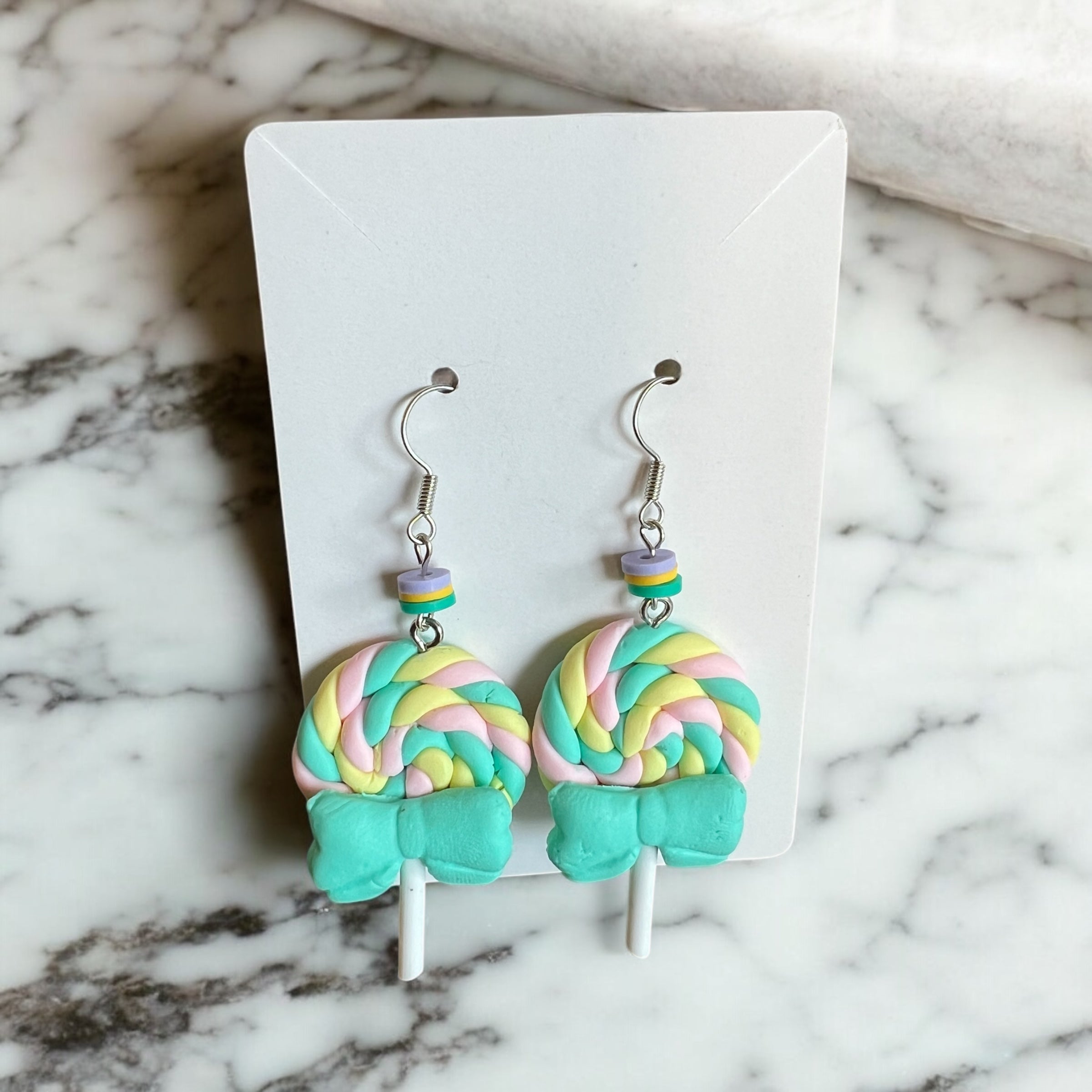 Boucles d'oreilles en forme de sucette