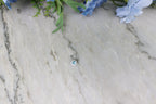 Hanger Blauwe Topaas rond (cz) 925 sterling zilver