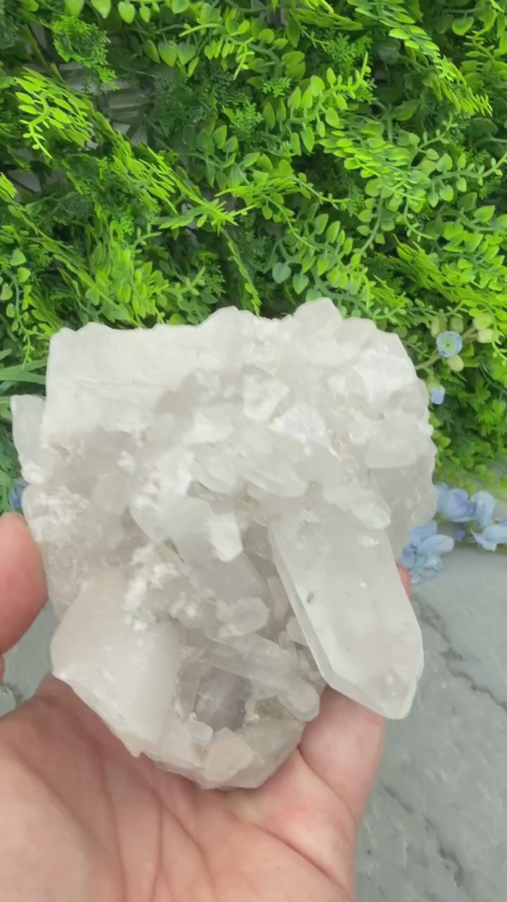 Bergkristal cluster